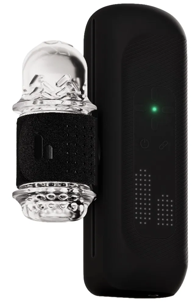 Automatický masturbátor The Handy 2 Pro s vložkou TrueGrip, bezdrátový, černý - obrázek 2