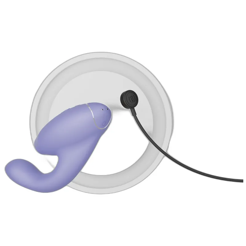 Rabbit vibrátor s tlakovým stimulátorem klitorisu Womanizer Duo 2, lila - obrázek 9