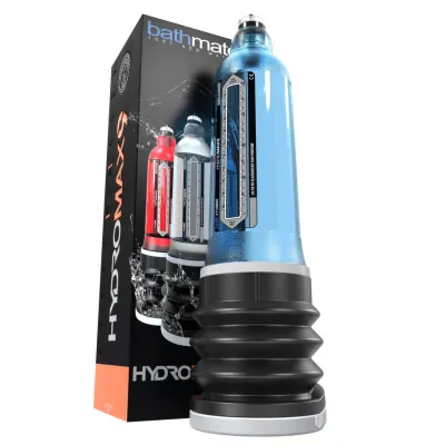Vodní vakuová pumpa na penis Bathmate Hydromax9, modrá, 27,9 cm - obrázek 4