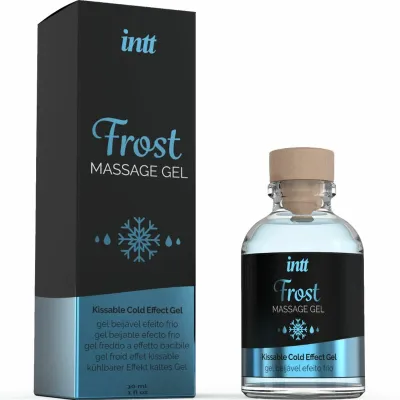 Chladivý masážní gel INTT Frost s příchutí máty, 30 ml - obrázek 2
