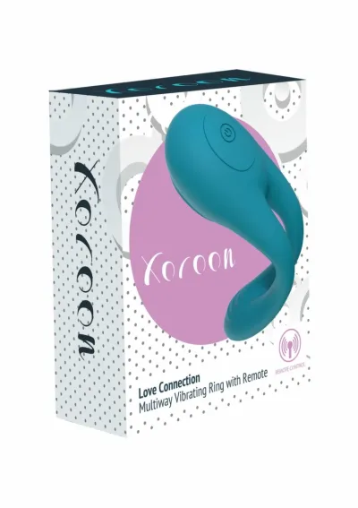 Vibrátor pro páry Xocoon Love Connection s dálkovým ovládáním, černý - obrázek 3