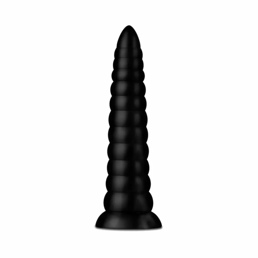 Silikonový anální kolík BUTTR Caterpiller, článkovaný, černý, 29 cm - obrázek 6