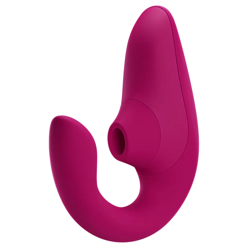 Rabbit vibrátor s tlakovým stimulátorem klitorisu Womanizer Blend, zářivě růžový - obrázek 3