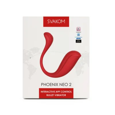Minivibrátor Svakom Phoenix Neo 2 s ovládáním aplikací, růžový - obrázek 6