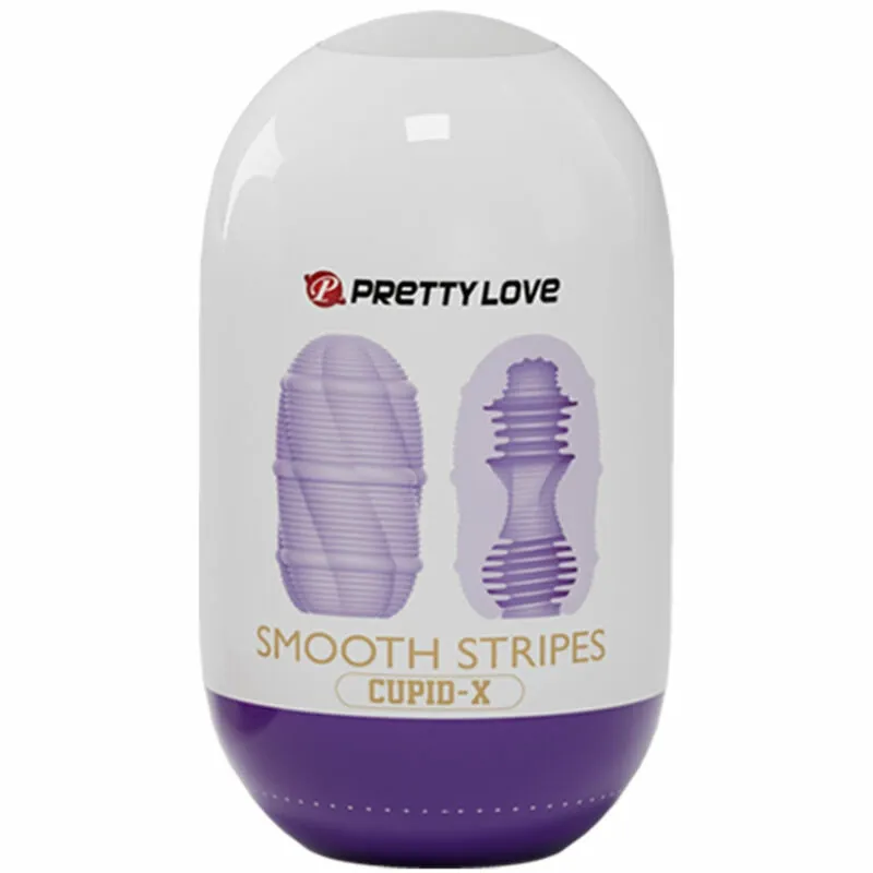 Masturbační vajíčko Pretty Love Cupid Smooth Stripes - obrázek 3