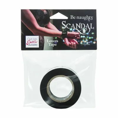 Bondážní páska CalExotics Scandal, černá, 15 m - obrázek 2
