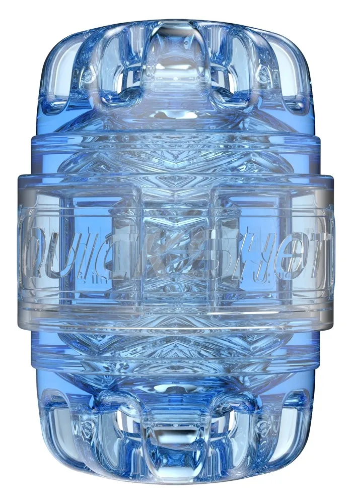 Masturbátor Fleshlight Quickshot Turbo Blue Ice, průhledný modrý - obrázek 4