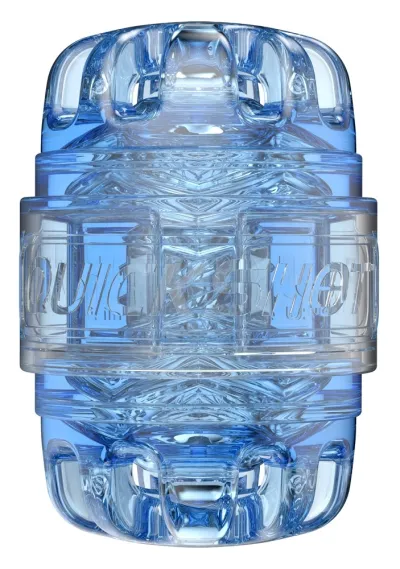 Masturbátor Fleshlight Quickshot Turbo Blue Ice, průhledný modrý - obrázek 4
