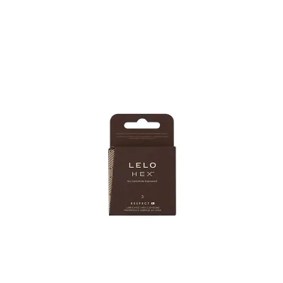 Kondomy LELO HEX Respect XL, 3 ks