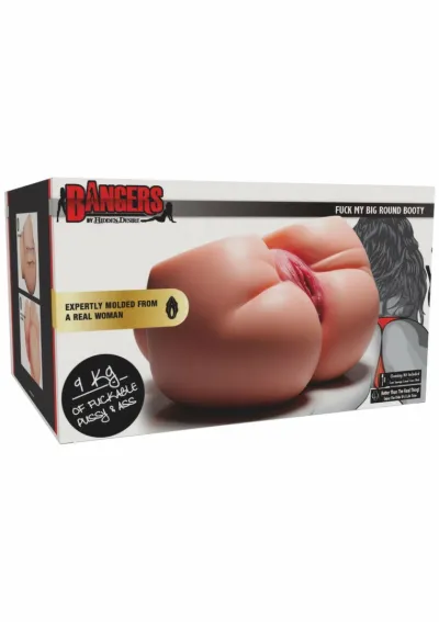 Realistické torzo Hidden Desire Bangers Fuck My Big Round Booty, TPE, 9 kg - obrázek 2