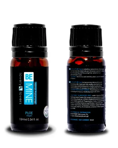 Feromony pro muže Lovely Lovers BeMine Pure Fragrance Man, bez vůně, koncentrát 10 ml - obrázek 5