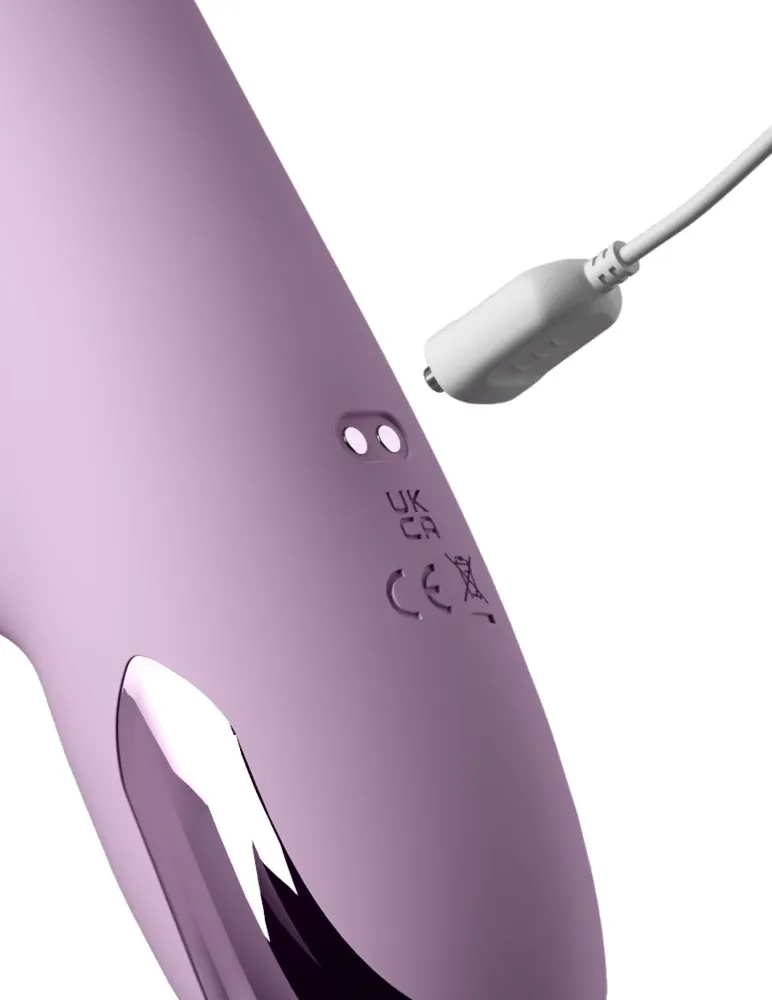 Rabbit vibrátor na bod G a klitoris Fantasy For Her G-Touch Pulse Pro, fialový - obrázek 8
