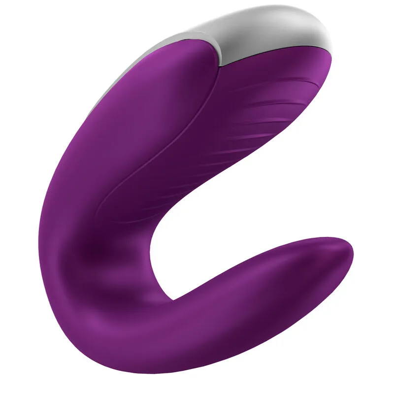 Vibrátor pro páry Satisfyer Double Fun s ovladačem a aplikací, fialový - obrázek 7