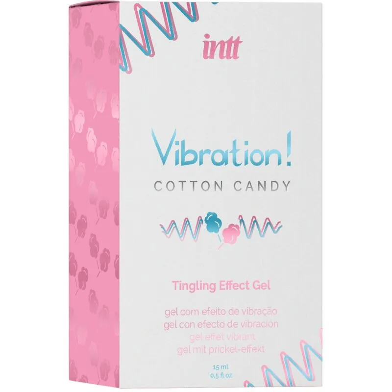 Vibrační stimulační gel INTT Vibration, cukrová vata, 15 ml - obrázek 5
