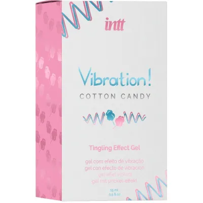 Vibrační stimulační gel INTT Vibration, cukrová vata, 15 ml - obrázek 5