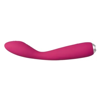 Vibrátor na bod G Svakom Iris, 5 režimů, vodotěsný, švestkově červený, 180 mm - obrázek 7