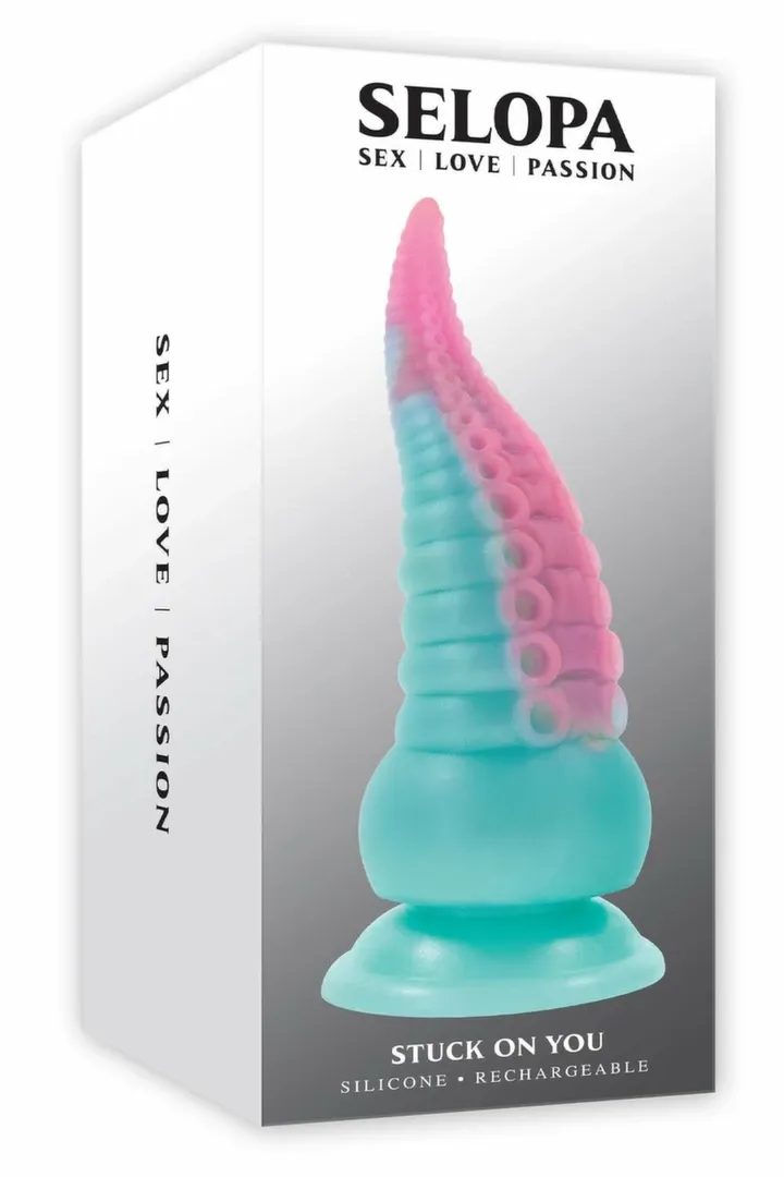 Vibrátor ve tvaru chapadla Selopa Stuck On You s přísavkou, 19 cm