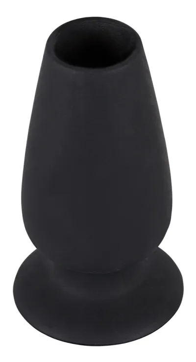 Dutý anální kolík You2Toys Lust Tunnel Plug M, silikon, černý, 10 cm - obrázek 2