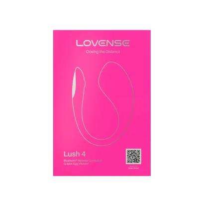 Vibrační vajíčko Lovense Lush 4 ovládané aplikací, s barevným LED ocáskem, růžové - obrázek 7