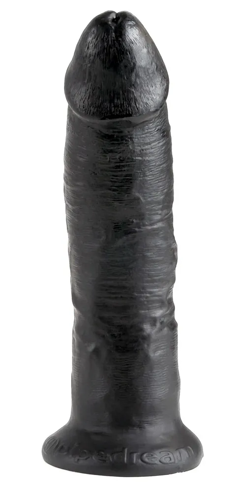 Realistické dildo King Cock s přísavkou, 22,9 cm, černé - obrázek 3