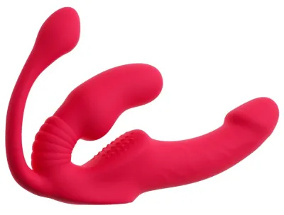 Vibrační strap-on bez postroje You2Toys Strapless Triple RC s dálkovým ovládáním - obrázek 3