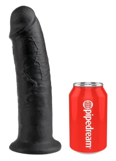 Realistické dildo King Cock s přísavkou, 25 cm, černé - obrázek 2