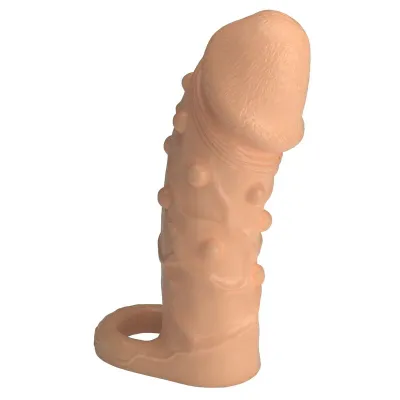 Prodlužovací návlek na penis Pretty Love Dort, 14 cm, Ø 4 cm, tělový - obrázek 5