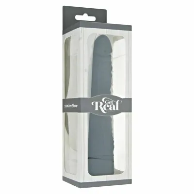 Realistický silikonový vibrátor Get Real Classic Slim, černý - obrázek 3