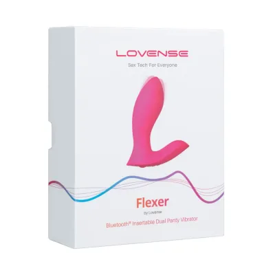 Nositelný vibrátor Lovense Flexer ovládaný aplikací, silikon, růžový - obrázek 3