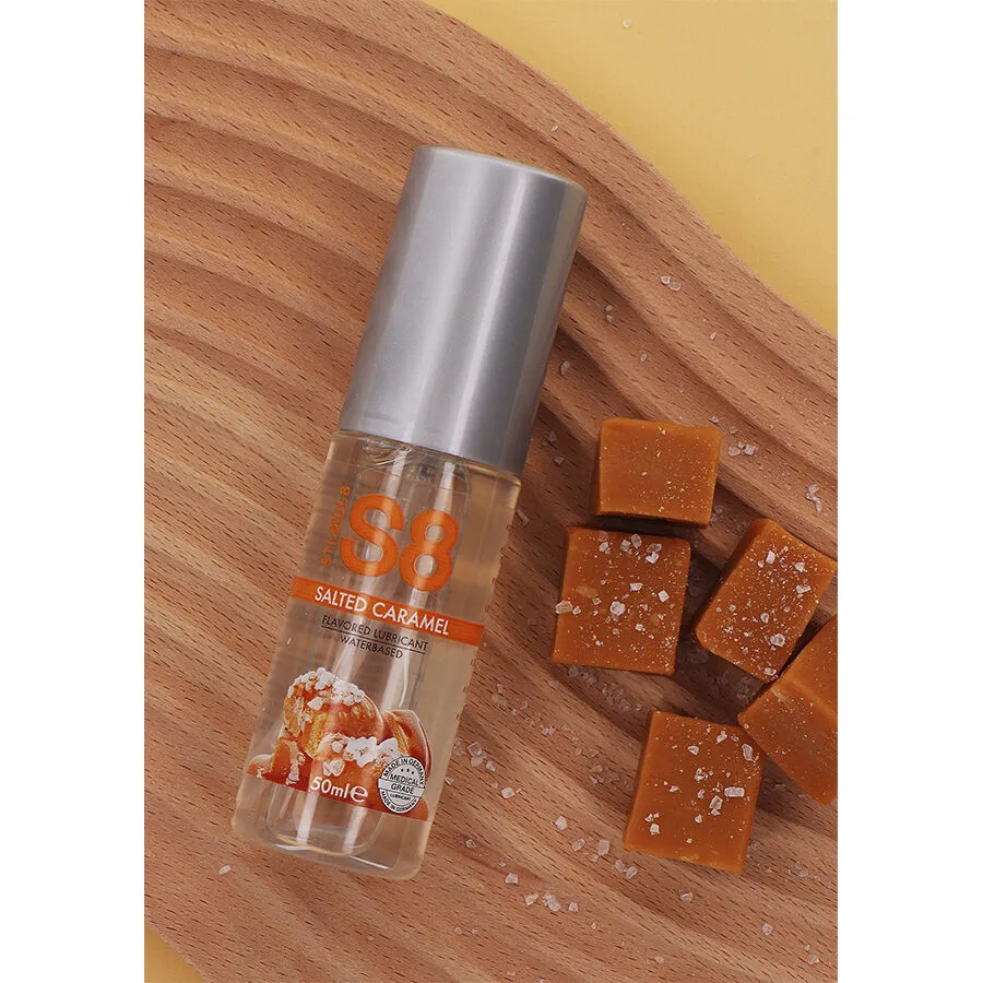 Lubrikační gel S8 s příchutí slaného karamelu, na vodní bázi, 50 ml - obrázek 2