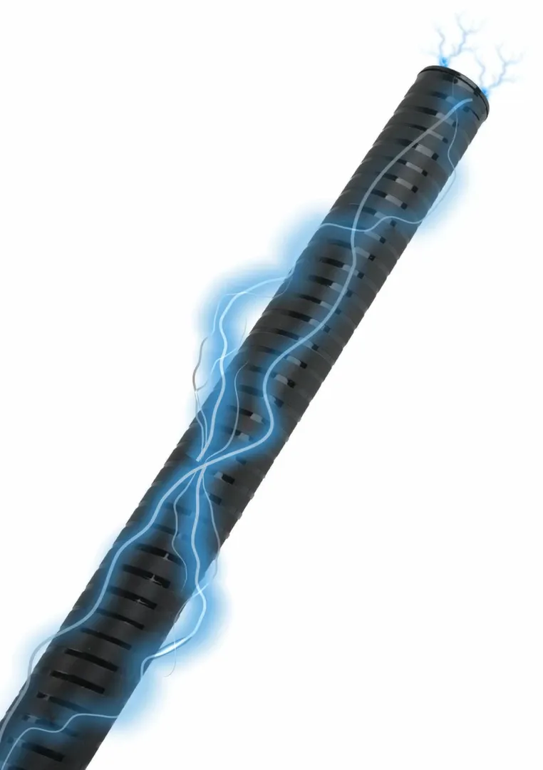 Elektrostimulační obušek Hidden Desire Electro Shock Baton, nabíjecí, černý, 28 cm - obrázek 5
