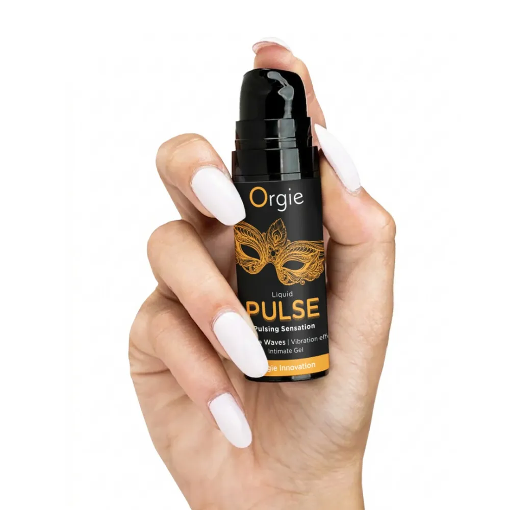 Stimulační gel Orgie Liquid Pulse s pulzujícím efektem, Ice Caramel, 15 ml - obrázek 4