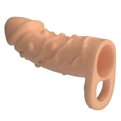 Prodlužovací návlek na penis Pretty Love Dort, 14 cm, Ø 4 cm, tělový