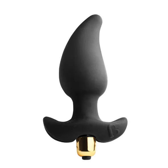 Vibrační anální kolík a stimulátor prostaty Rocks-Off Butt Quiver, černý