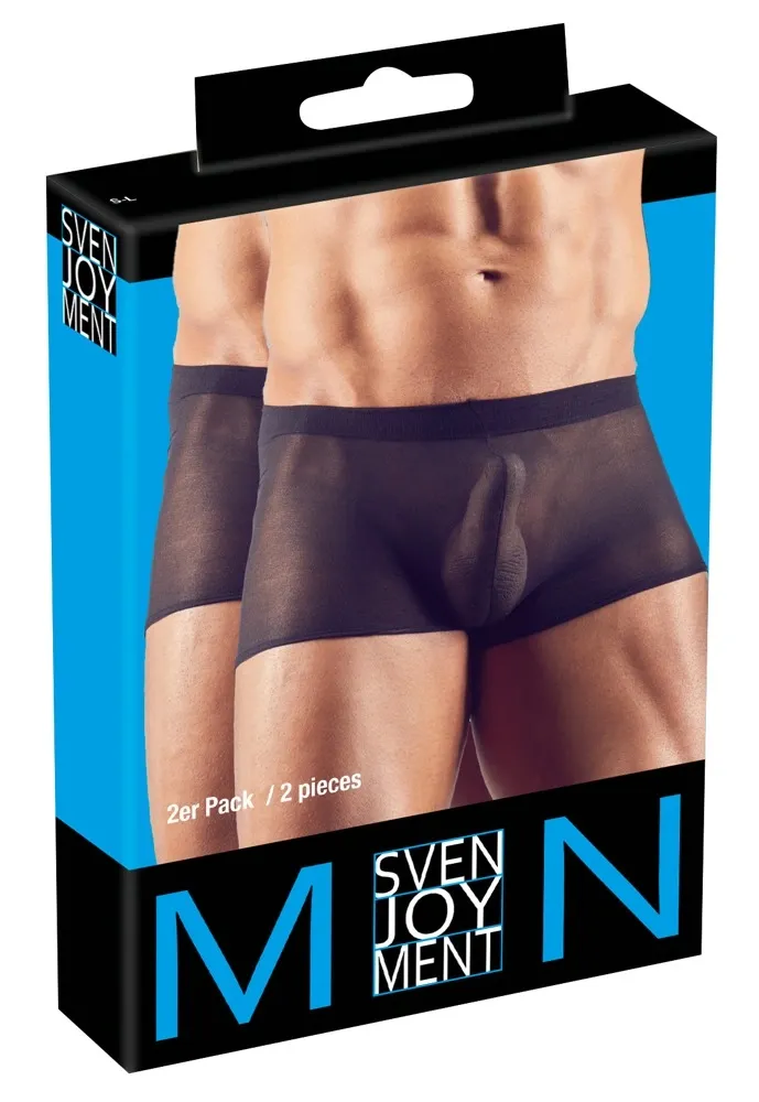 Pánské průhledné slipy Svenjoyment z punčochového materiálu, 2 ks, S-L