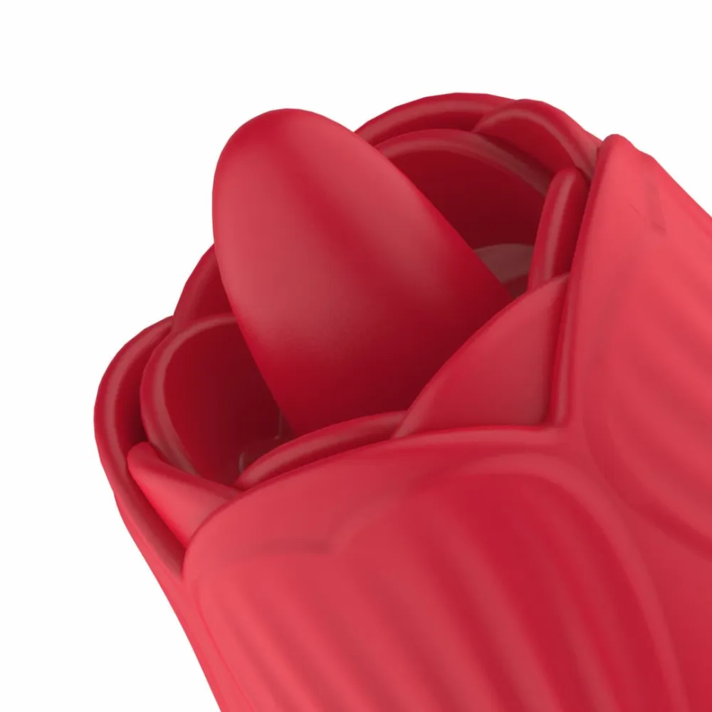 Stimulátor klitorisu Teazers Rose s lízacím pohybem a vibracemi, růžový - obrázek 9