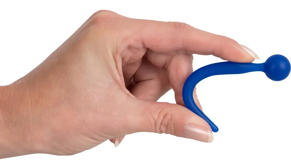 Ohebný silikonový dilatátor do močové trubice You2Toys, modrý, 9,6 cm - obrázek 5