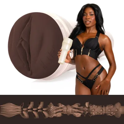 Umělá vagína Fleshlight Nicole Kitt Purrrrrfection, Superskin, 25 cm - obrázek 2