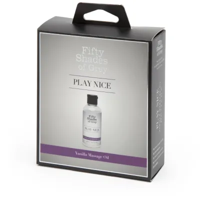 Masážní olej Fifty Shades of Grey Play Nice, vanilka, 90 ml - obrázek 2
