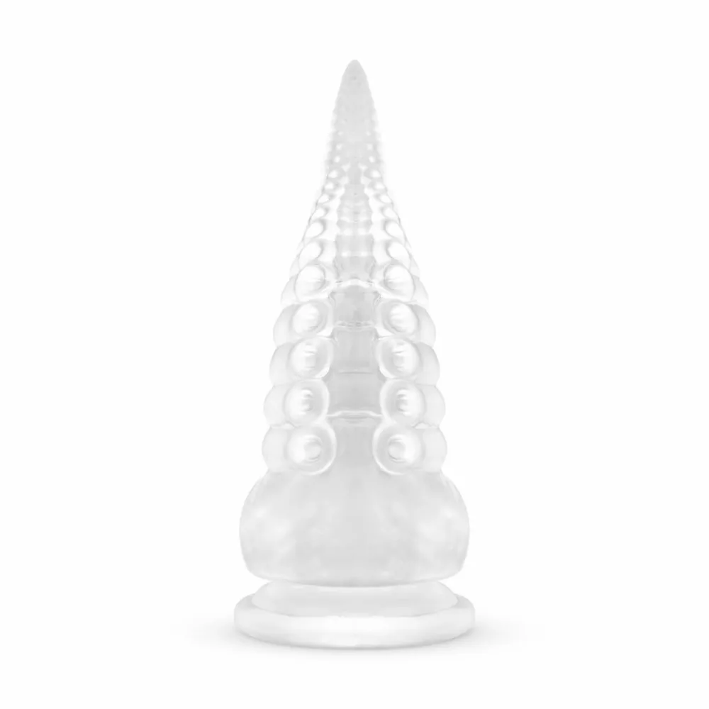 Dildo s přísavkou Mythical Mates Tentacle Play ve tvaru chapadla, průhledné, 22 cm - obrázek 3