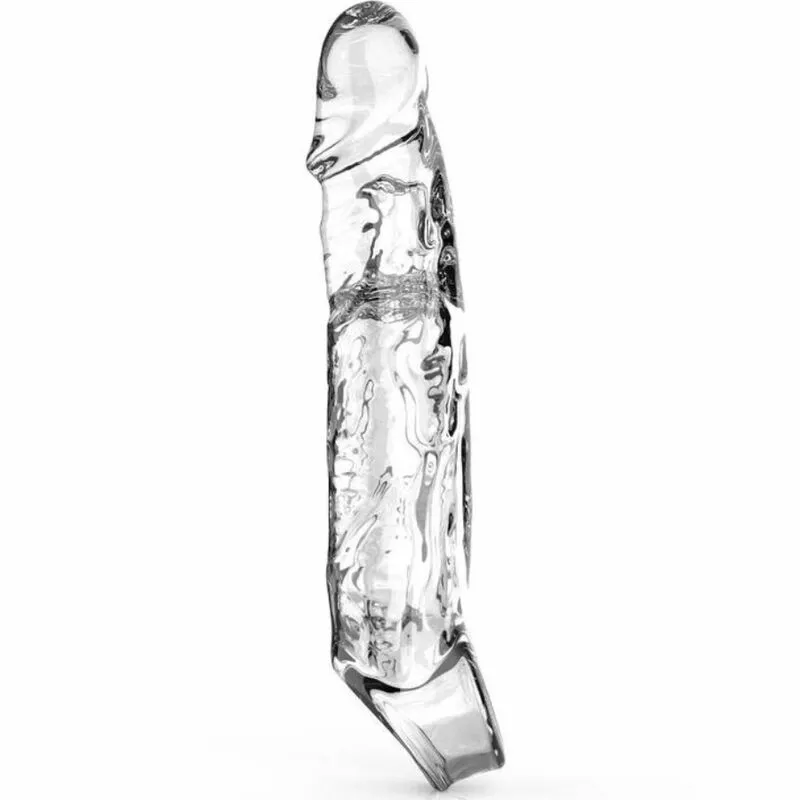 Prodlužovací návlek na penis Get Real Extension Long, 19 cm, průhledný