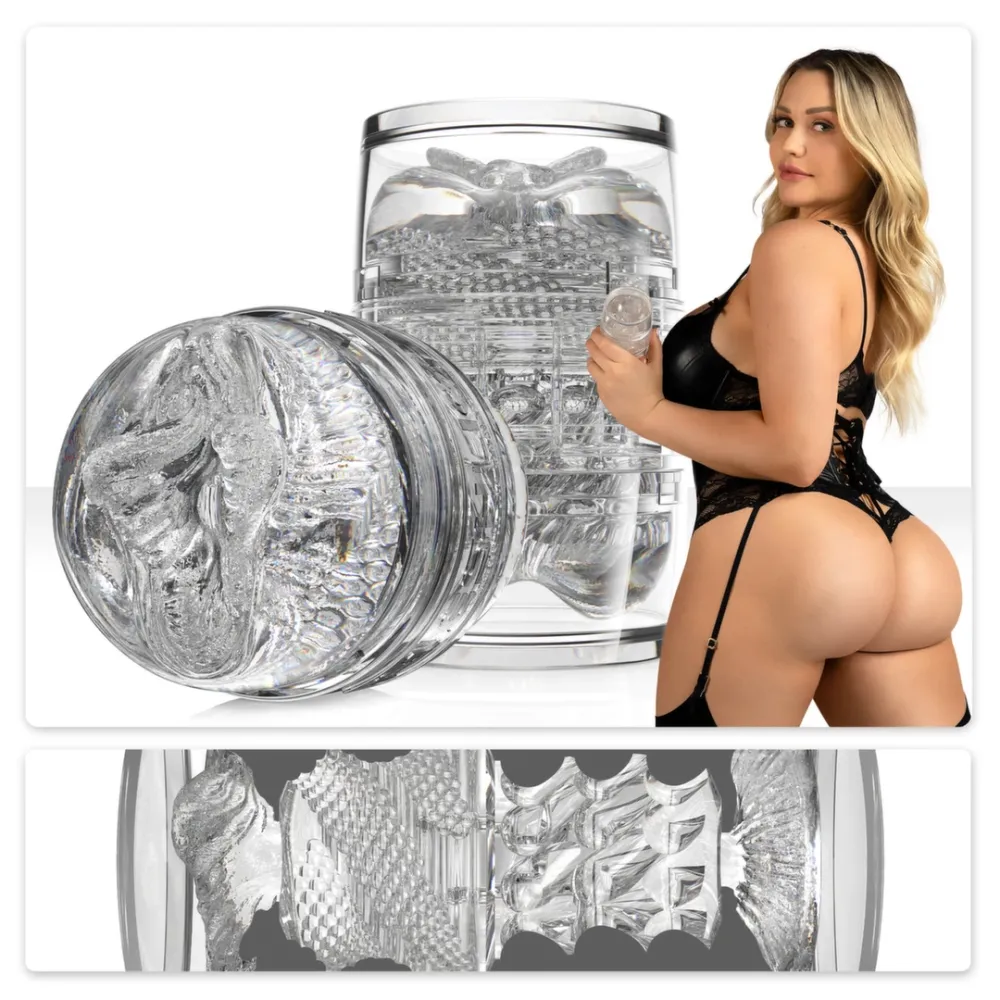 Masturbátor Fleshlight Quickshot Mia Malkova, průhledný