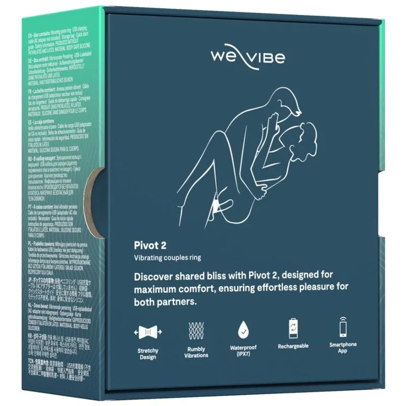Vibrační erekční kroužek We-Vibe Pivot 2 s aplikací We-Connect, tmavě modrý - obrázek 20