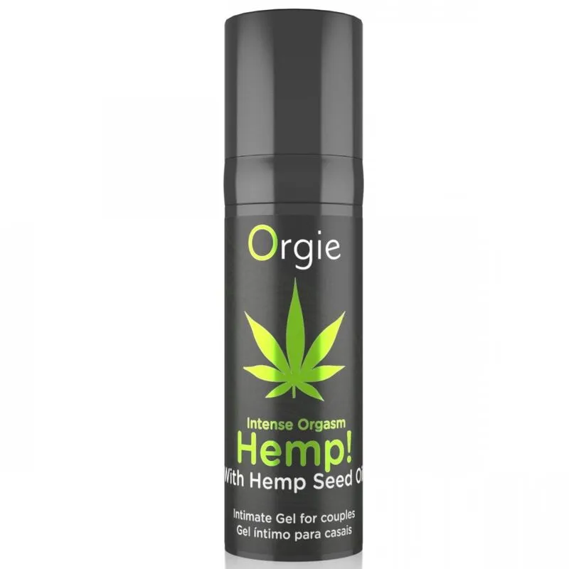 Stimulační gel Orgie Hemp! Intense Sensation s konopným olejem, 15 ml - obrázek 2