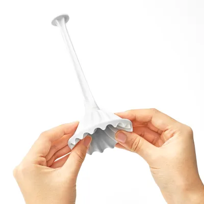 Tenga Flex Rocky Black, spirálový masturbátor s pevnou strukturou, černý - obrázek 9