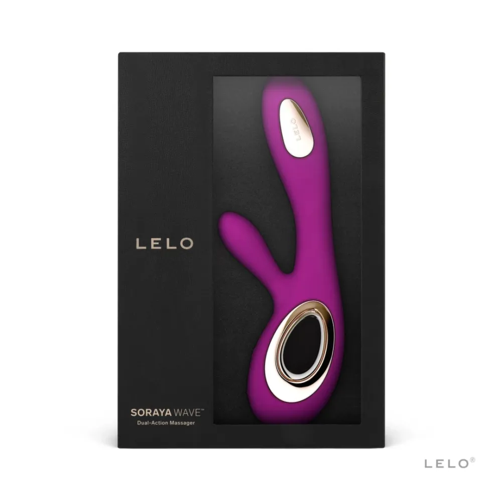 Rabbit vibrátor LELO Soraya Wave s pohybem WaveMotion, tmavě růžový - obrázek 2