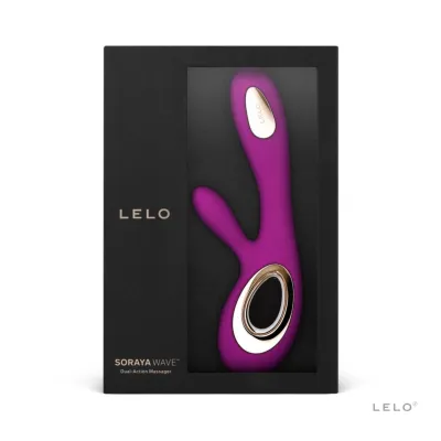 Rabbit vibrátor LELO Soraya Wave s pohybem WaveMotion, tmavě růžový - obrázek 2