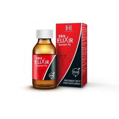 Bylinné kapky SHS Sex Elixir pro vitalitu a energii, doplněk stravy, 15 ml