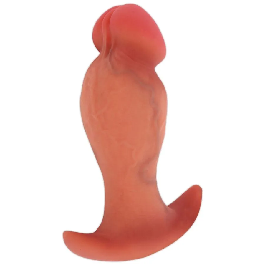 Realistický anální kolík Hidden Desire Inferno, černý, 13 cm