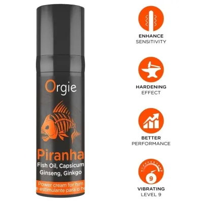 Krém pro muže Orgie Piranha Power Cream For Him, 15 ml